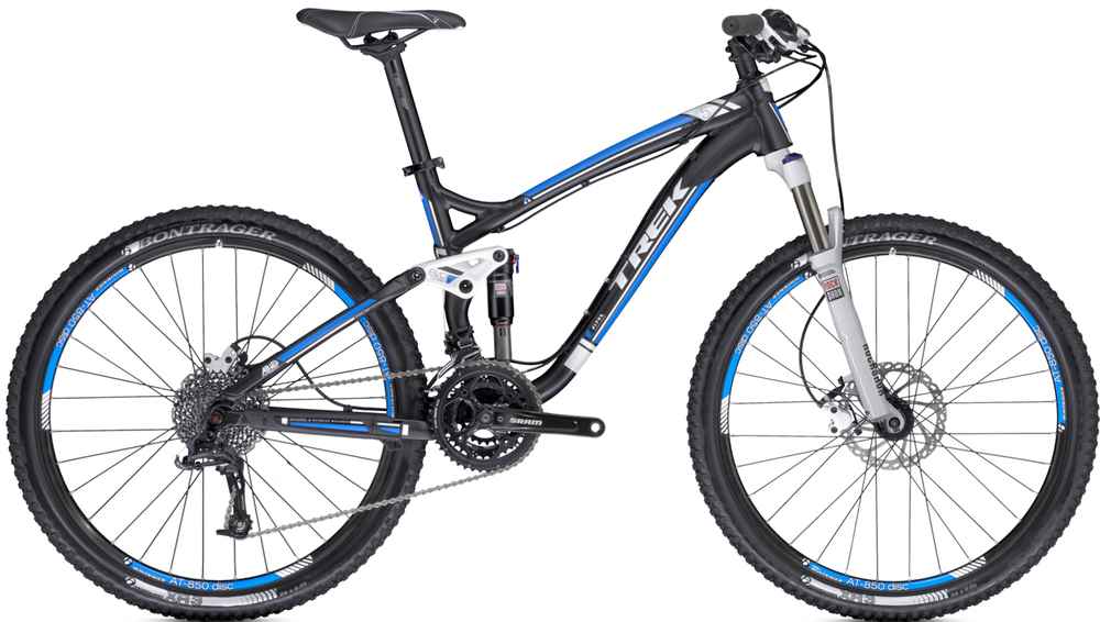 Велосипед TREK Fuel EX 5 (черно-синий матовый)