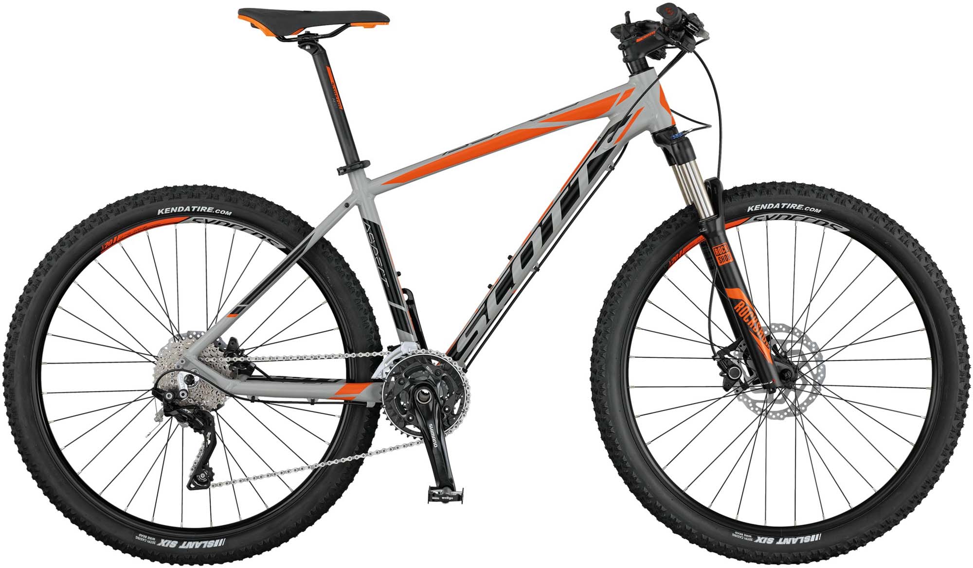 Велосипед SCOTT Aspect 910 (Серо-оранжевый)