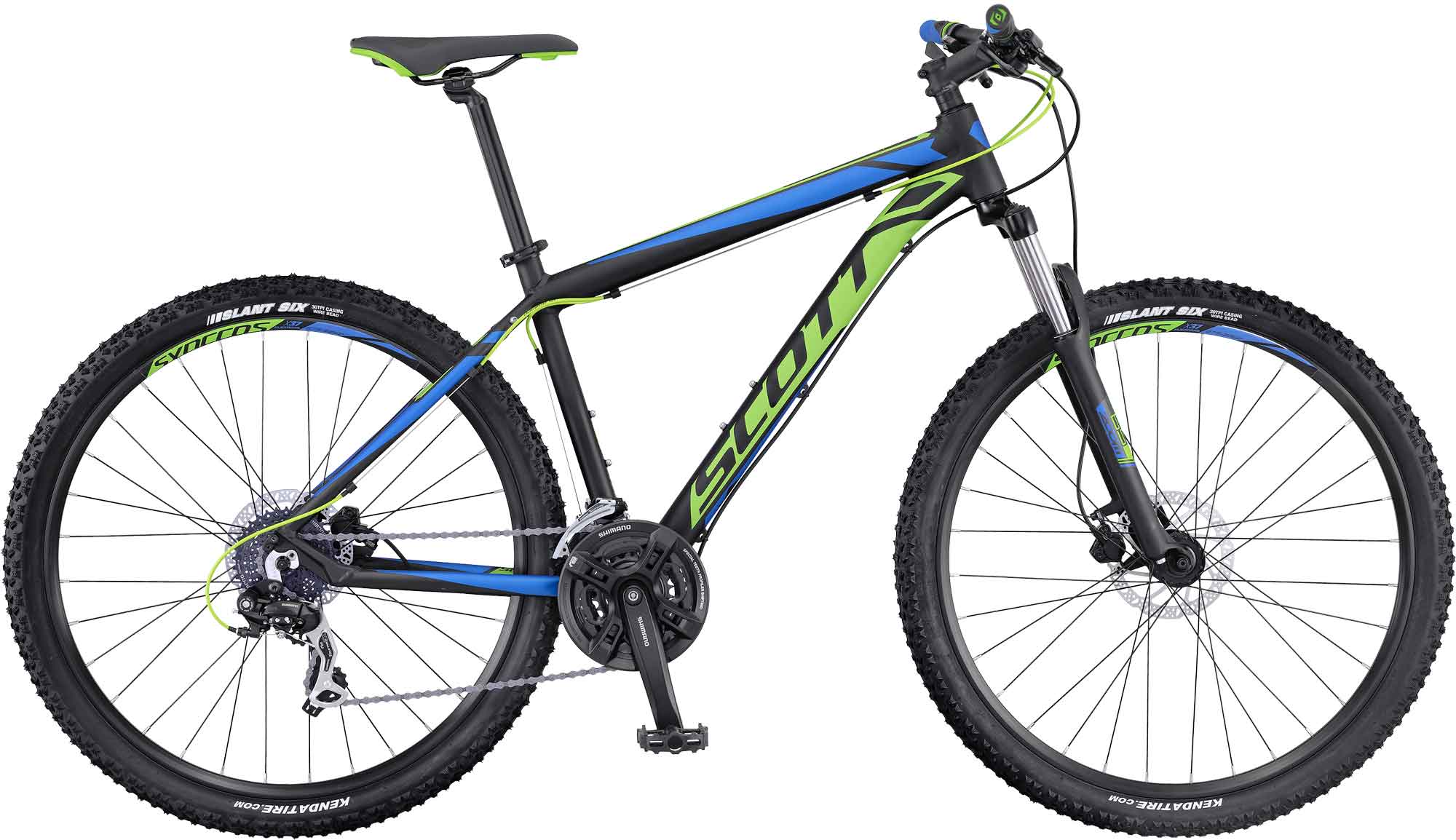 Велосипед SCOTT Aspect 960 (Черно-сине-зеленый)