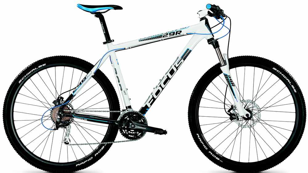 Велосипед FOCUS Black Forest 29 R 5.0 (бело-черно-синий)