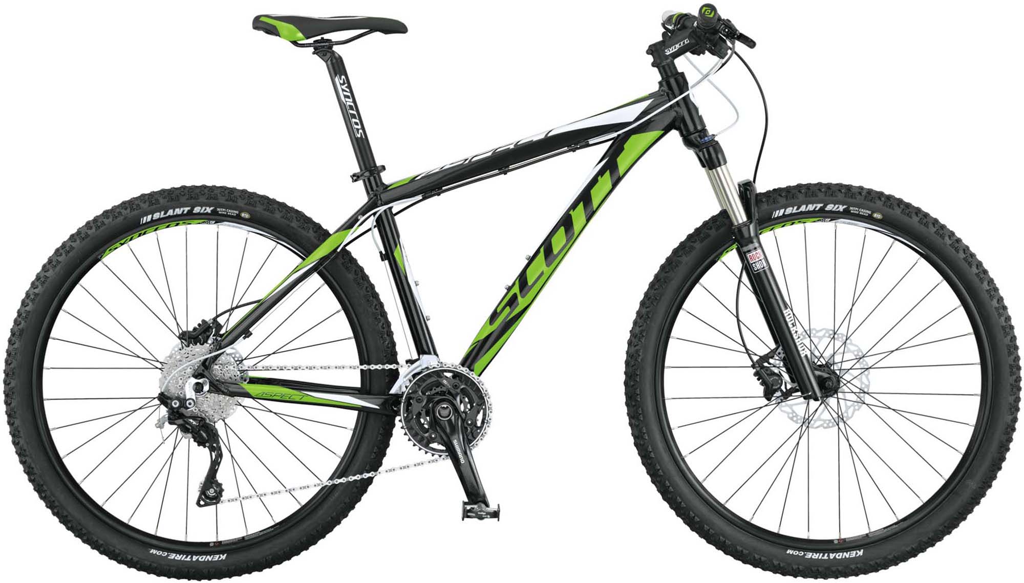 Велосипед SCOTT Aspect 710 (Черно-зеленый)
