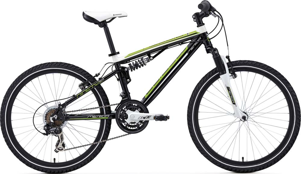 Велосипед MERIDA Ninety-Six Junior 624 (черно-зеленый)