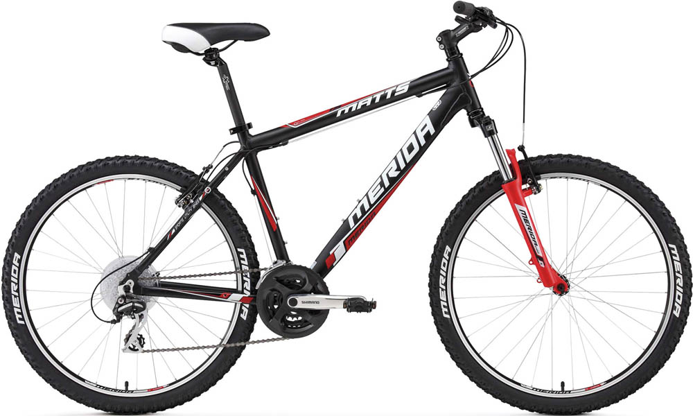 Велосипед MERIDA Matts 15-V (черно-красный матовый)
