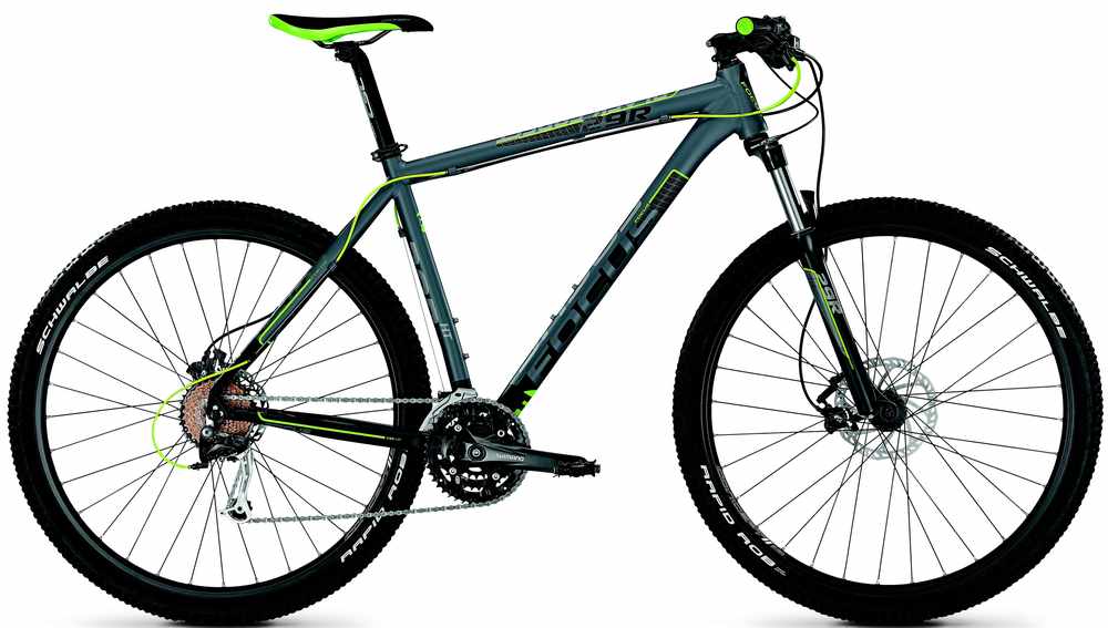 Велосипед FOCUS Black Forest 29 R 5.0 (серо-черно-зеленый)