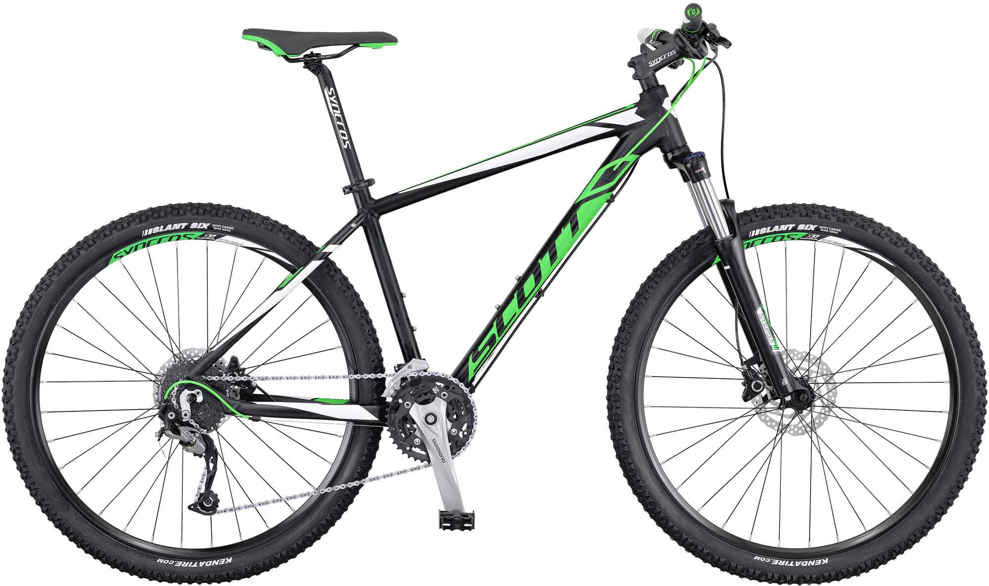 Велосипед SCOTT Aspect 740 (Черно-зеленый)