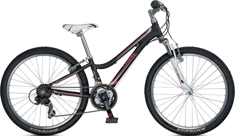 Велосипед TREK Mt. Track 220 Girl (черно-розовый матовый)
