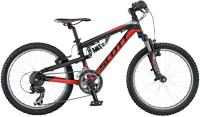 Велосипед SCOTT Spark JR 20 (черно-красный)